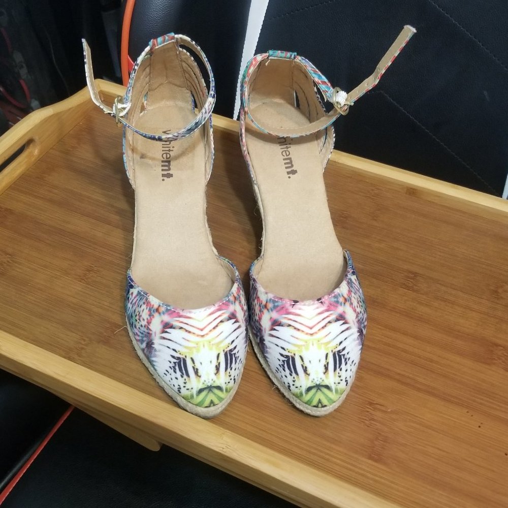 Whitemt 7 1/2  Wedge Sandal Tropical